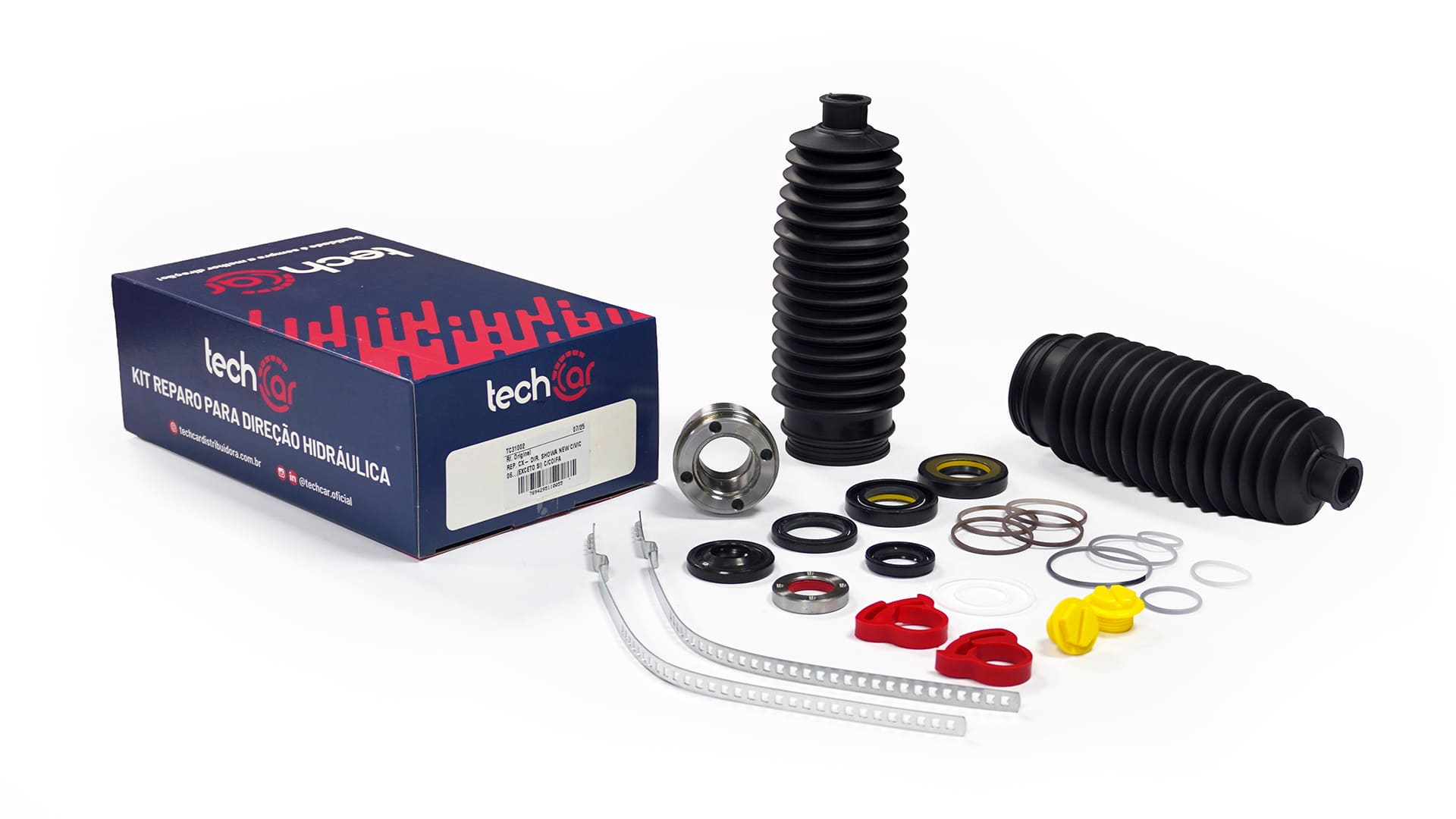 TechCar | Kit de Reparos para Caixas de Direção Hidráulica